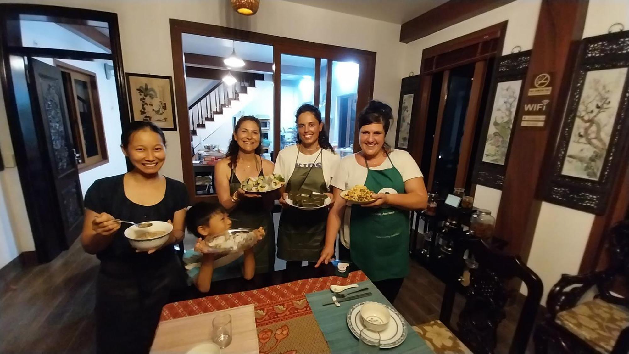 An Homestay-Vietnamese Vegetarian Breakfast Dong Khe Sau Bagian luar foto